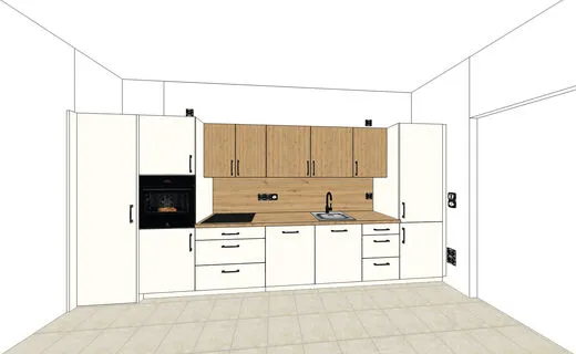 Nově zrekonstruovan&yacute; 3 + kk na ul. Zemědělsk&aacute;